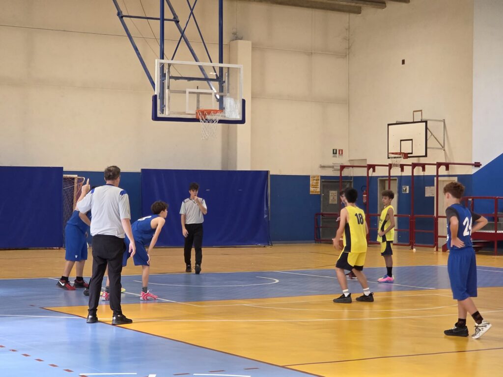 Partita del College Verona Basket U15 al Torneo Città di Mozzecane